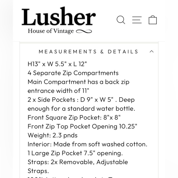 🖤 NWOT LUSHER BLACK LEATHER QUEST BACKPACK PURSE! - Picture 16 of 16